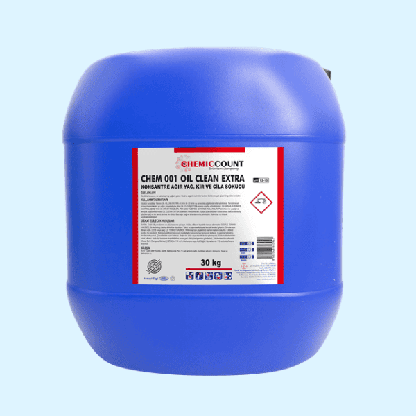 CHEM 001 OIL CLEAN EXTRA - Konsantre karbonlaşmış yağ ve kir sökücü