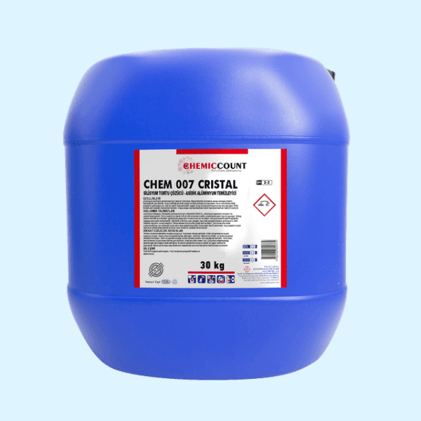 CHEM 007 CRISTAL - Silisyum tortu çözücü – Asidik alüminyum temizleyici